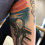 Tattoo of The Scream
