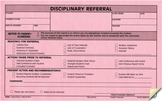 Pandemic Surprise: Record Low Total of Disciplinary Referrals