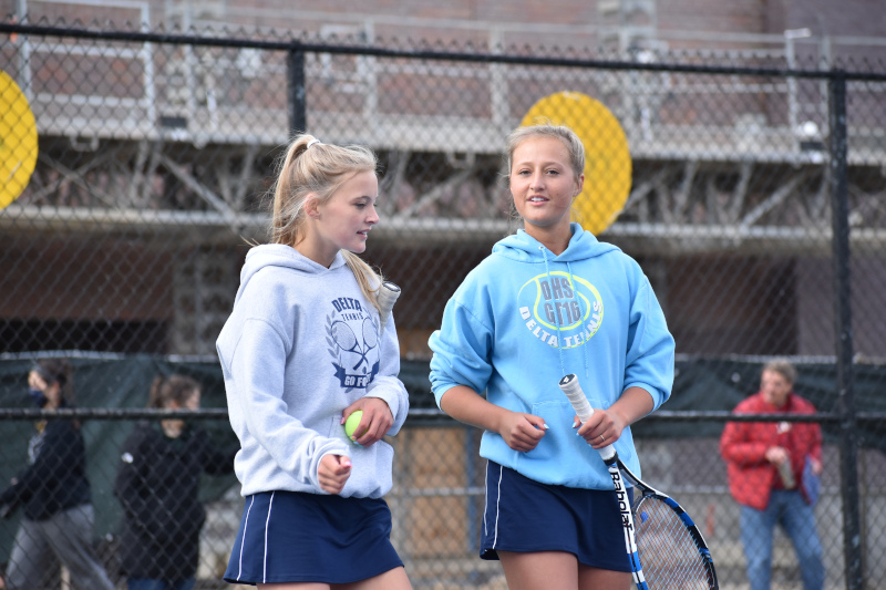 Girls Tennis partners