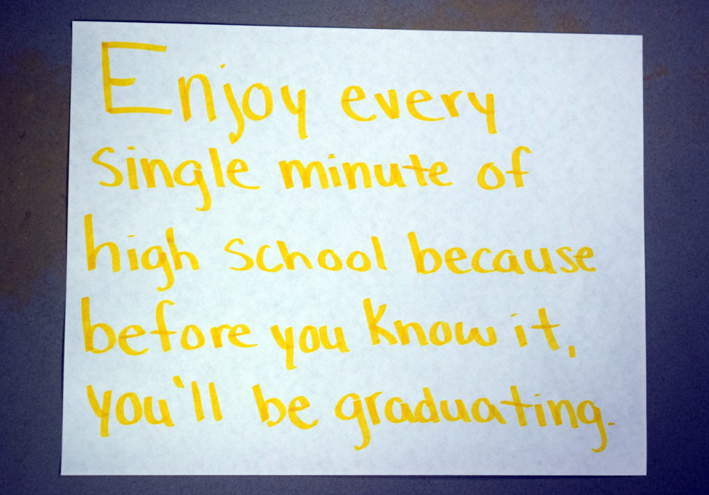 21 Tips to Underclassmen From Seniors