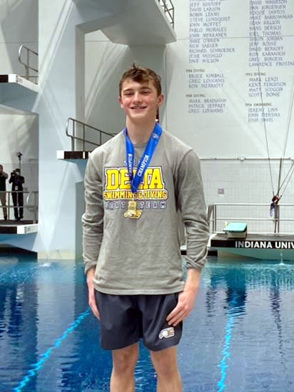 State champ diver