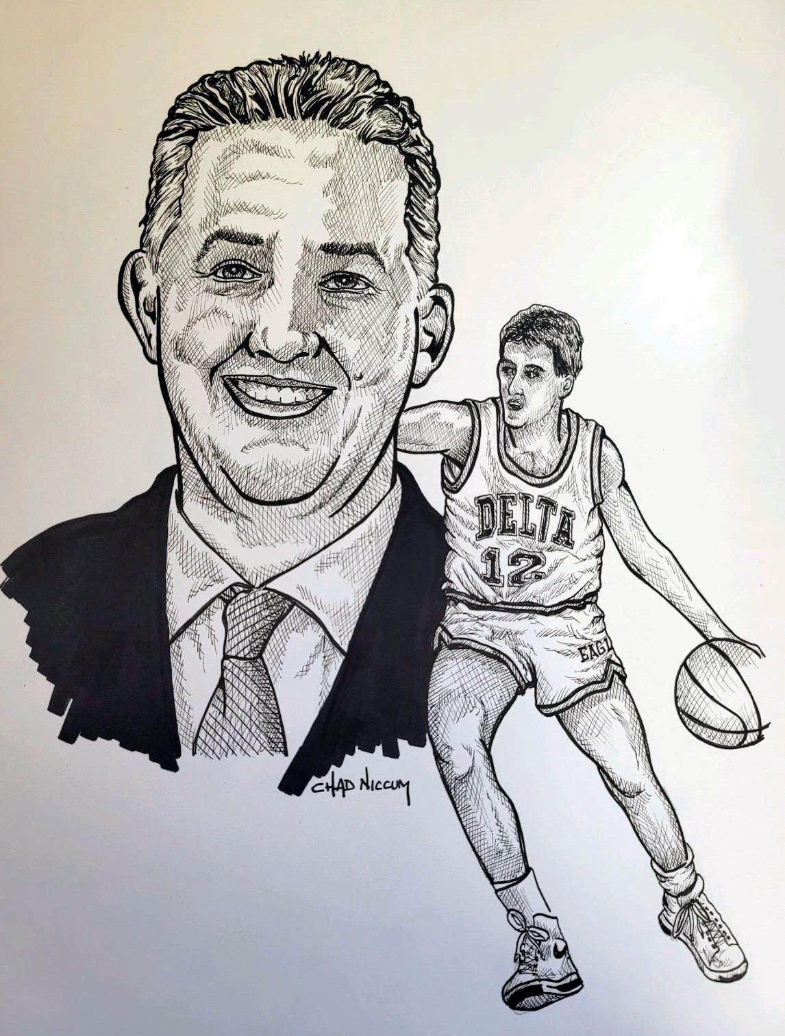 Matt Painter drawing