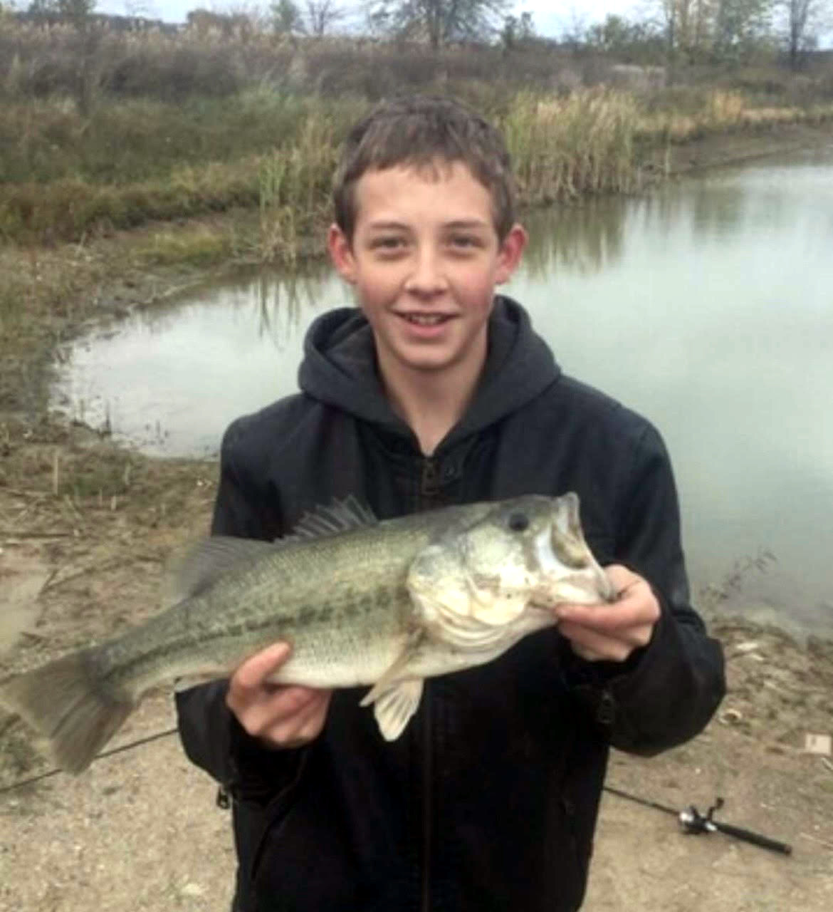 Boy with fish