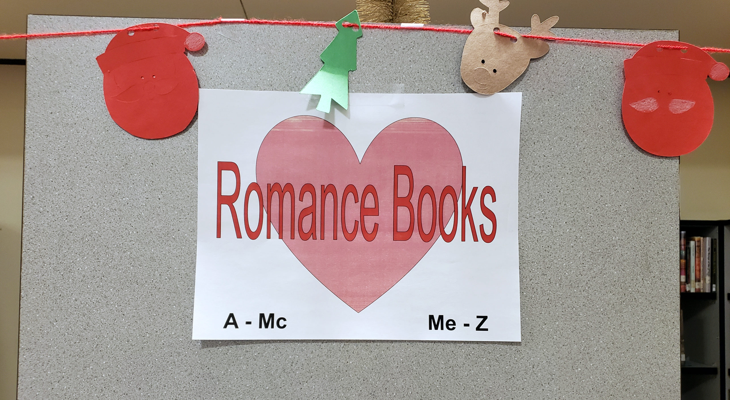 Sign for romance books