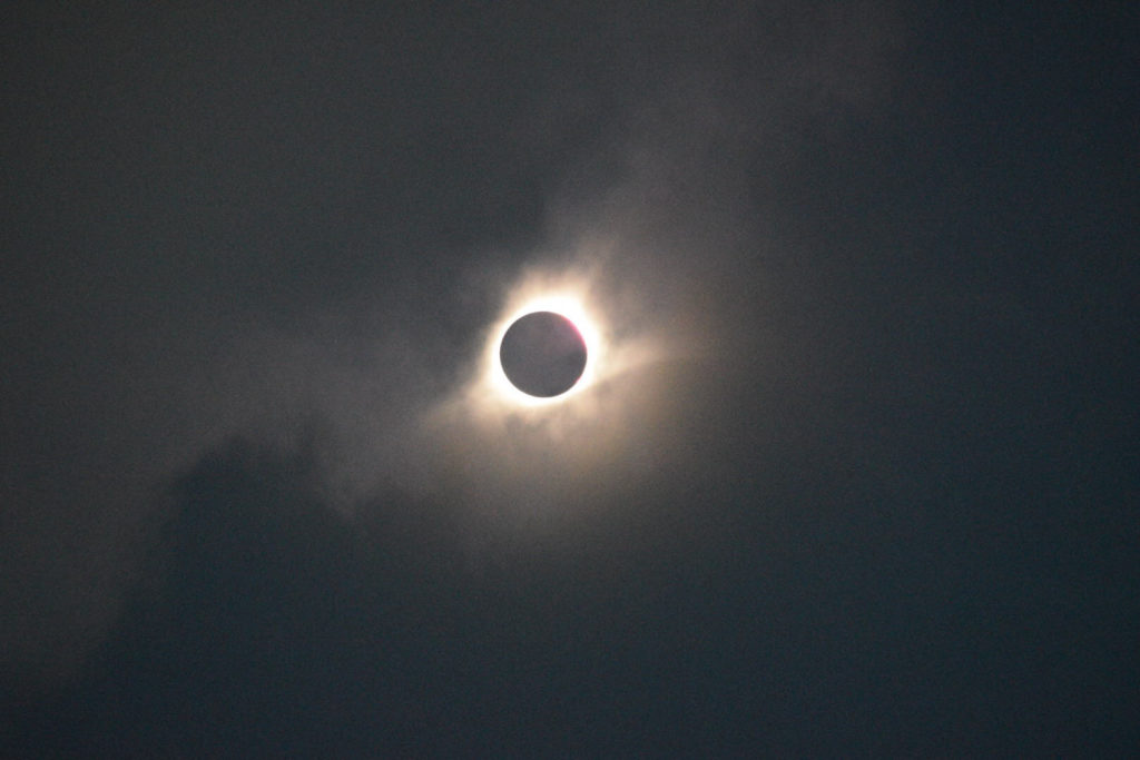 Totality during eclipse