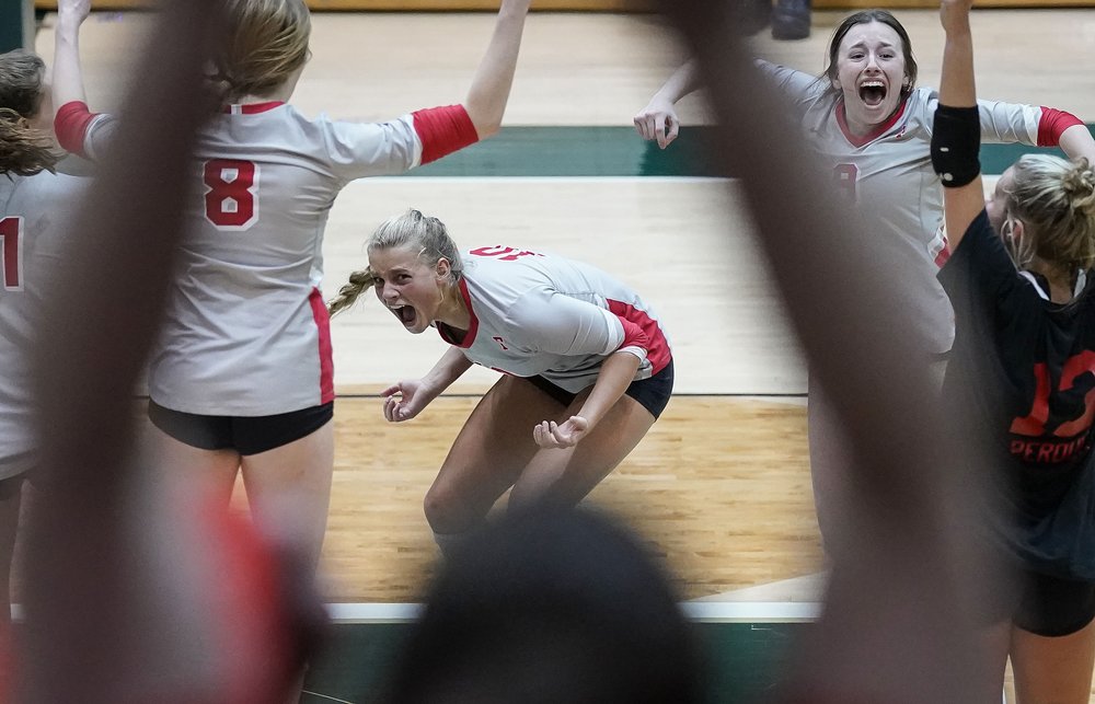 Volleyball reaction