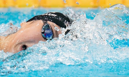 Swimmer in water