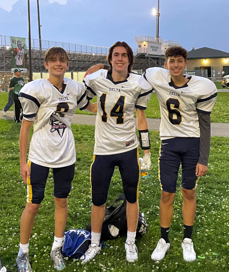 Football teammates