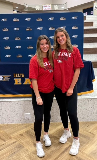 Friends at signing