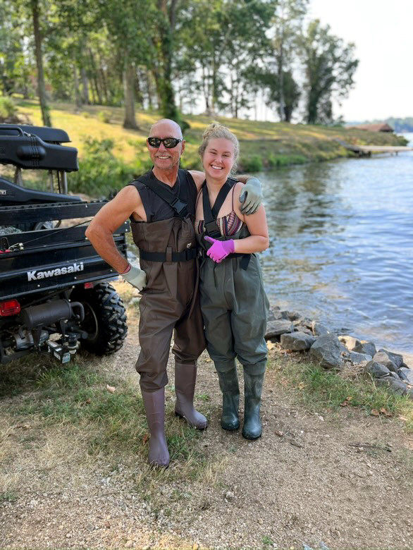 Fishing together