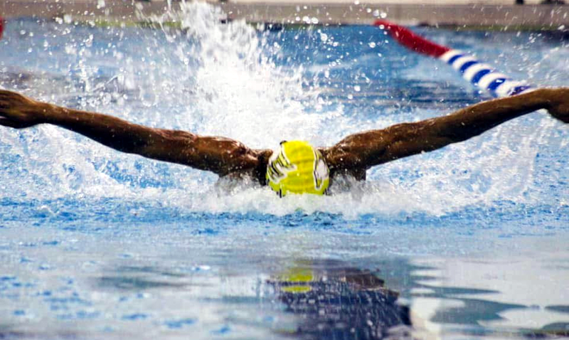 Eljiah swimming butterfly