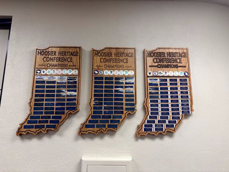 Plaques for HHC wins