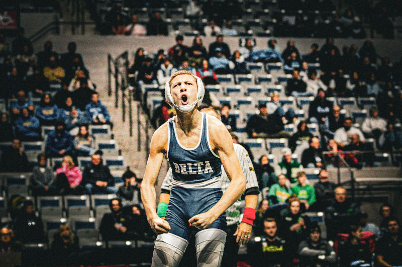 Wrestler Karson Kahalekomo