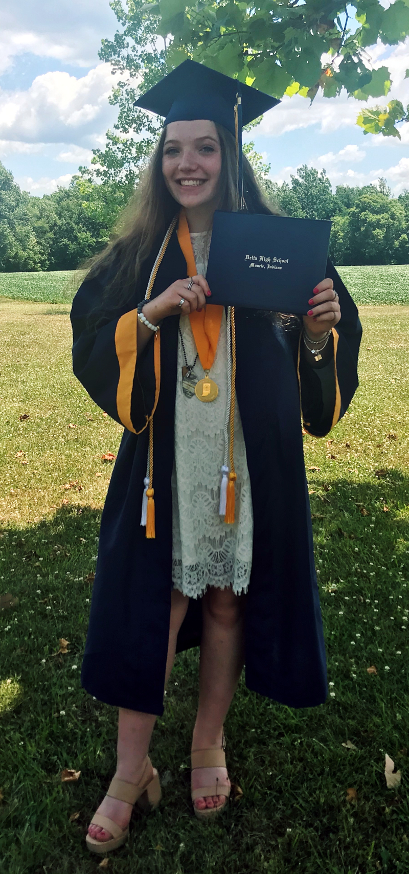 Mrs. Gilmore after graduation